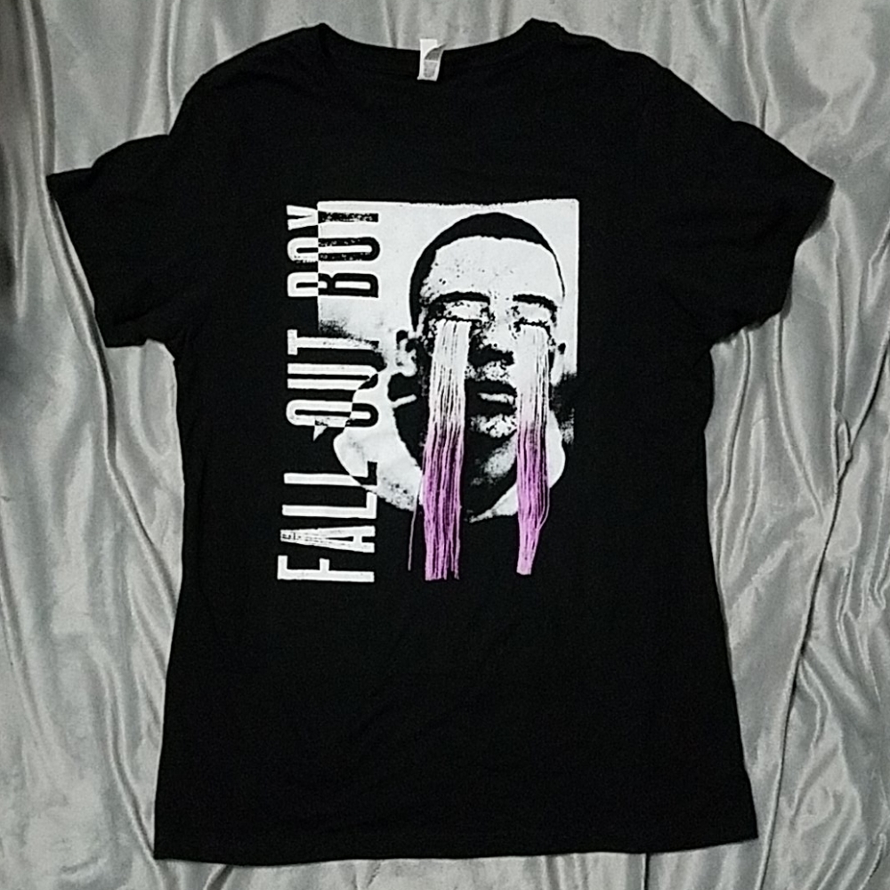 Black Fall Out Boy T-Shirt Womens Size XL
